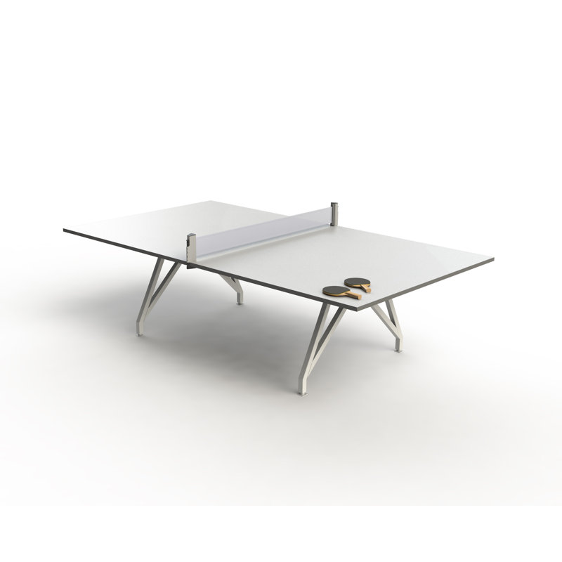 EYHOV Sport Conference Ping Pong Table, White Matte - Storm Grey