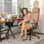 Latitude Run Turnbridge Suede Executive Chair-1881872397