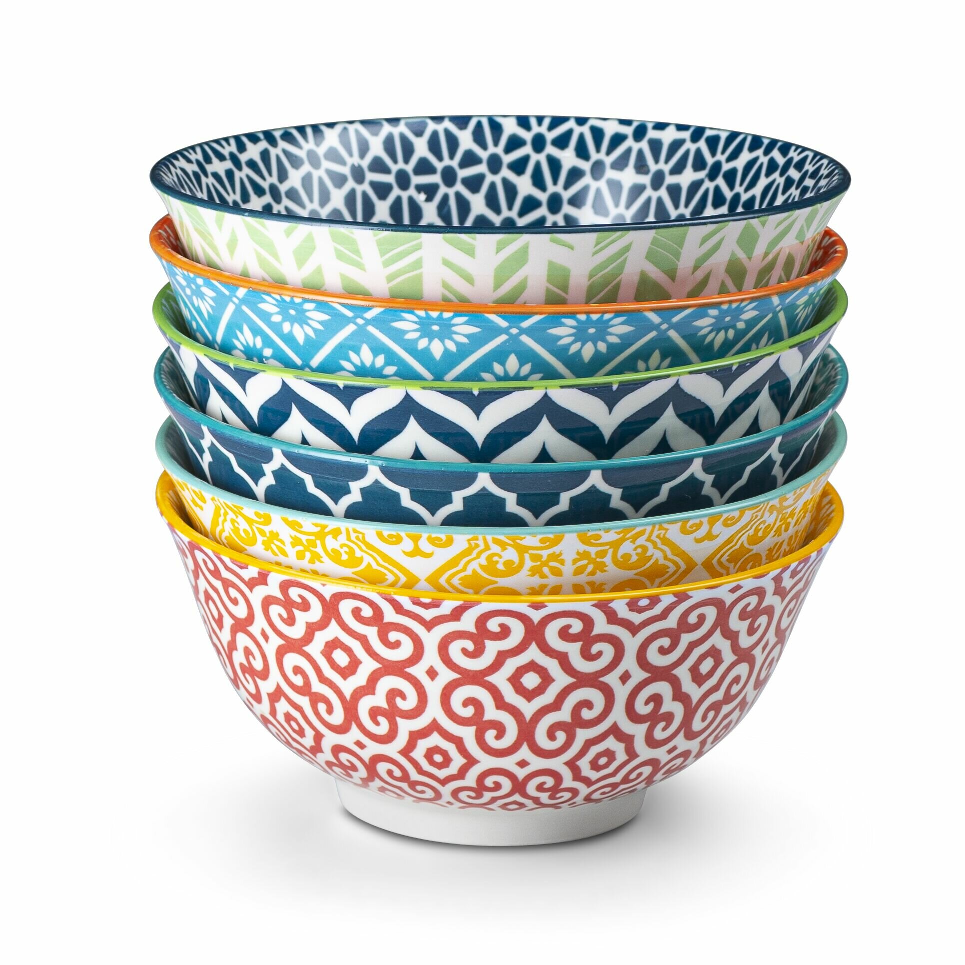 Bungalow Rose Seeker 6 Piece Cereal Bowl Set & Reviews | Wayfair