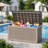 120 Gallons Resin Lockable Deck Box-129232138