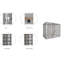 Parc avec espace abondant, filet sécurisé, 4 plateformes, bricolage, abri en métal argenté, enclos pour chat spacieux, enclos