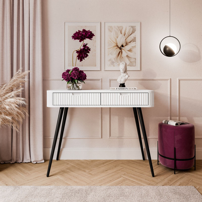 Console Table Pana, Black, White