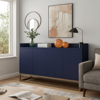 Armoire décorative, armoire de rangement, armoire buffet, armoire 4 portes
