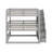 Full Size Triple Bunk Bed With Storage Staircase,Separate Design-2110724138