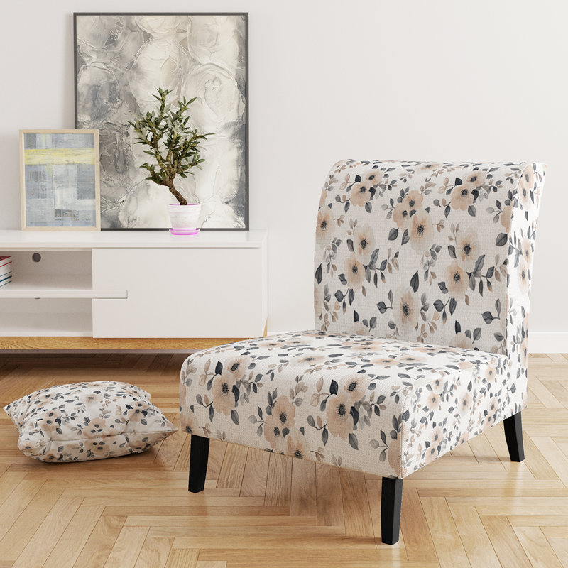 Fauteuil d'appoint Boho - Fauteuil de chambre Nomadic, Pantoufle sans accoudoirs