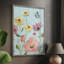 «Wildflower Flutter II», reproduction encadrée - bois massif 47722-1616419209
