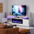 70" Gaming TV Stand for TVs up to 80", Media Console with Electric Fireplace and Large Storage Space-406597785