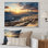 «Sunset Wind Turbines Mountain View III - Wind Turbines», art mural