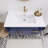Spring 35.44'' Single Bathroom Vanity with Acrylic Top-1761643179