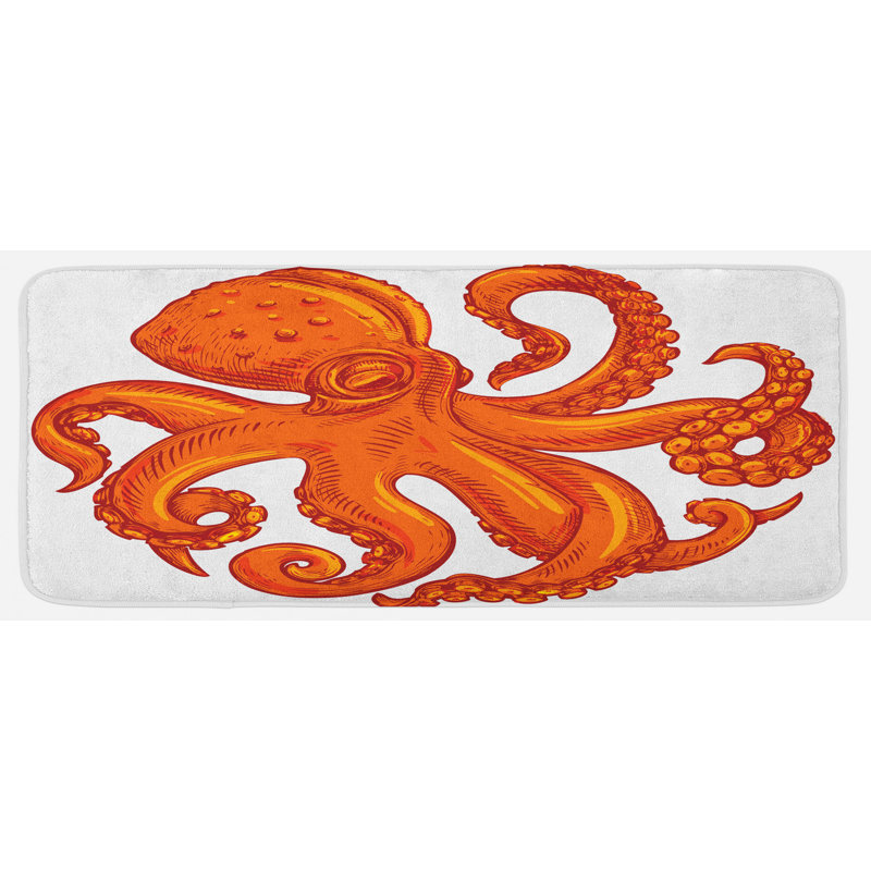 Tapis de cuisine octopus