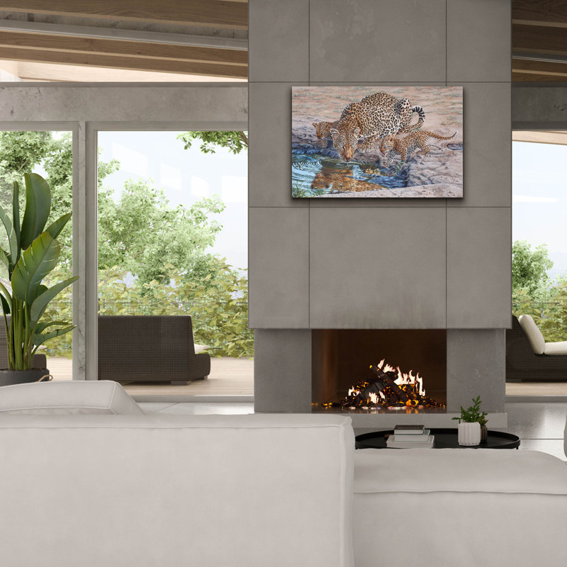  «Queen of Cubs» par Delene Lambert, art mural sur toile, 40 po x 26 po, H 26 po x l 40 po