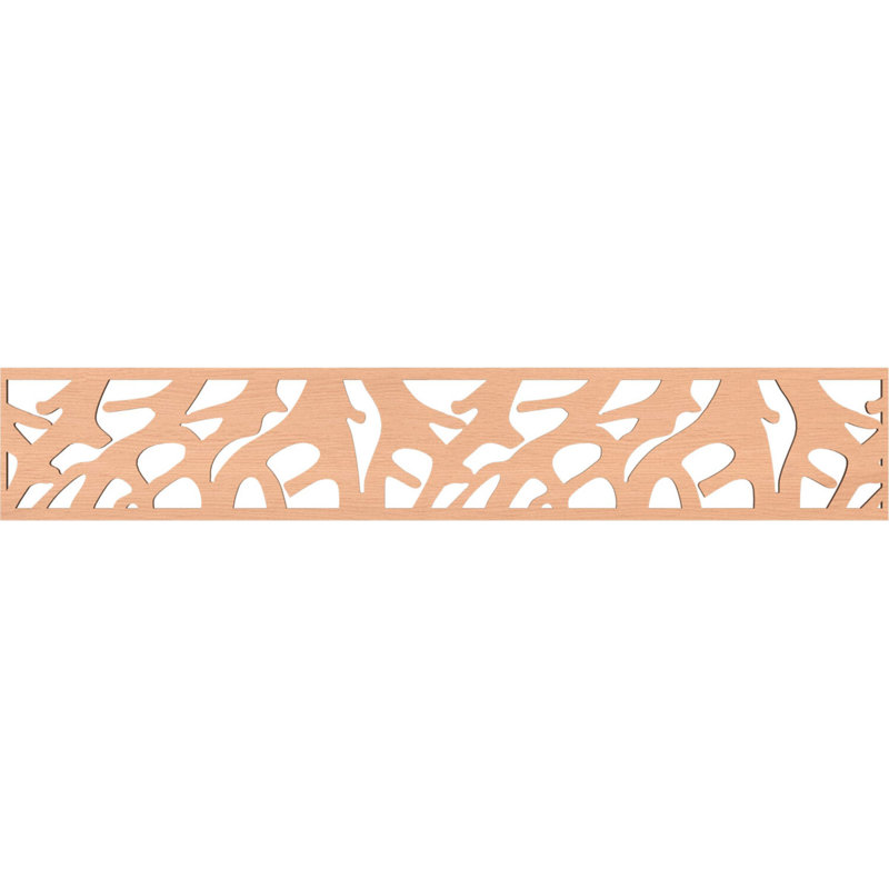 Moulure Manton, Aulne, H 8 po x l 46,625 po x P 0,25 po