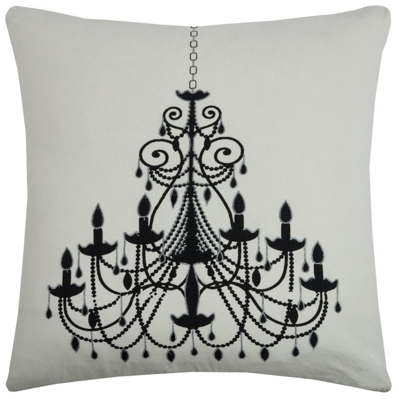 Cotton Blend Throw Pillow