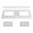 48'' Double Bathroom Vanity Top with Sink