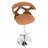 Betuel Swivel Upholstered Adjustable Height Counter Stool with Metal Frame-81514670