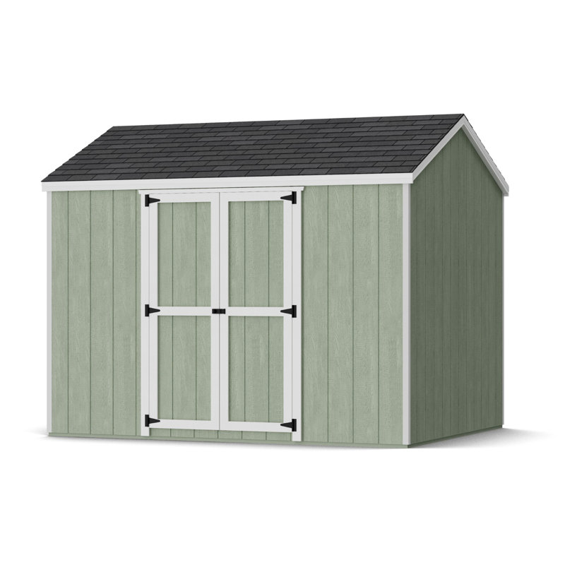 Value Gable Shed With Side Entry, 96.5'' H x 96'' W x 120'' D, No