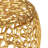 Freitas 27.5'' W Aluminum Round Coffee Table with Gold Top