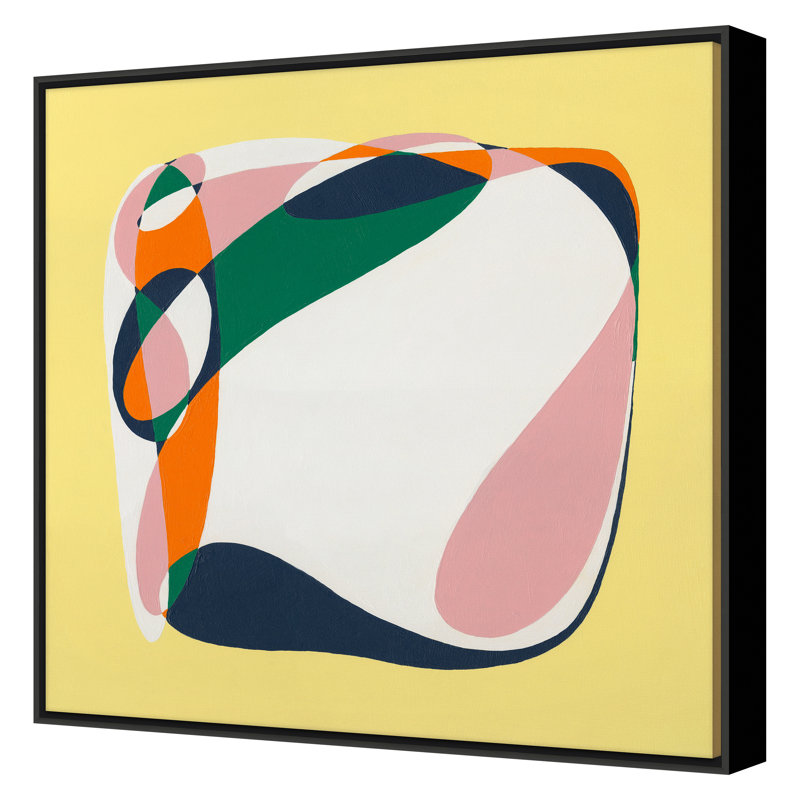 "Formes fluides 9" par Goderwis, Kyle, H 40 po x l 40 po, Noir