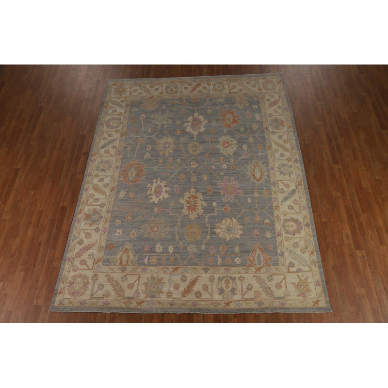 Vegetable Dye Oushak Turkish Area Rug 8x10