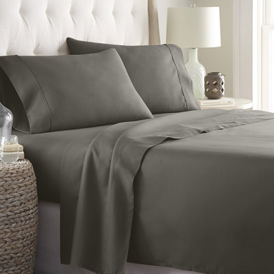 Ensemble de draps en sergé de coton 1000 fils 