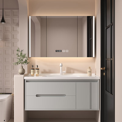 Armoire de salle de bain minimaliste moderne et minimaliste