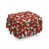Motif floral rouge / blanc est en rupture de stock