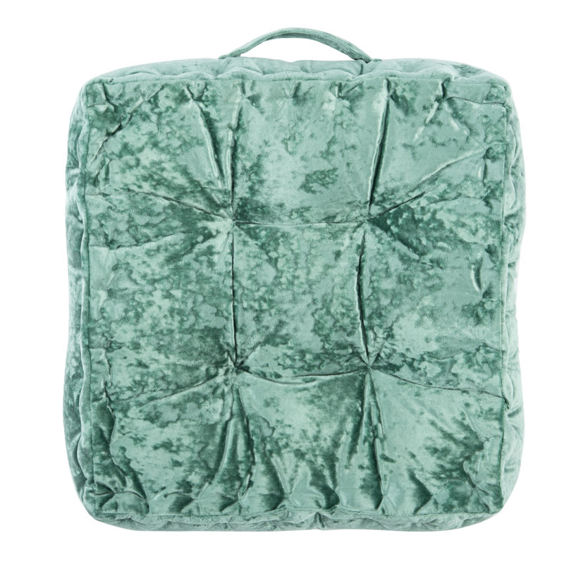 Peony Floor Pillow, Green
