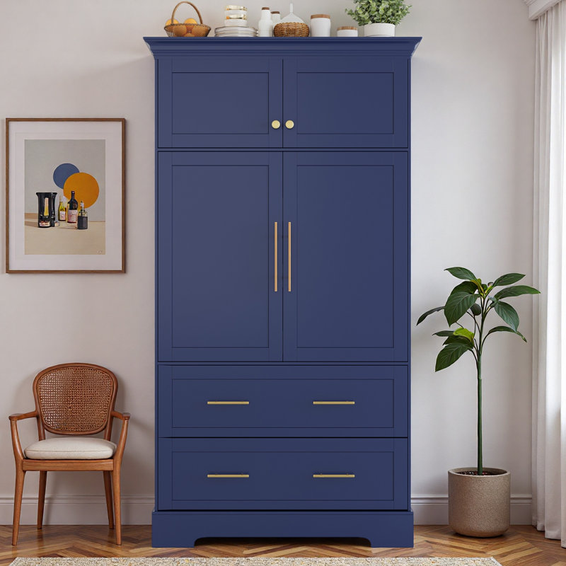 Armoire de rangement Farmhouse, Marine