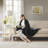 Beautyrest Heated Duke Black Faux Fur 50x70" Oversized Throw Blanket-18681777