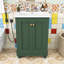 Meuble-lavabo autoportant moderne avec lavabo en céramique, charnières à fermeture douce et tablette réglable-2000584406