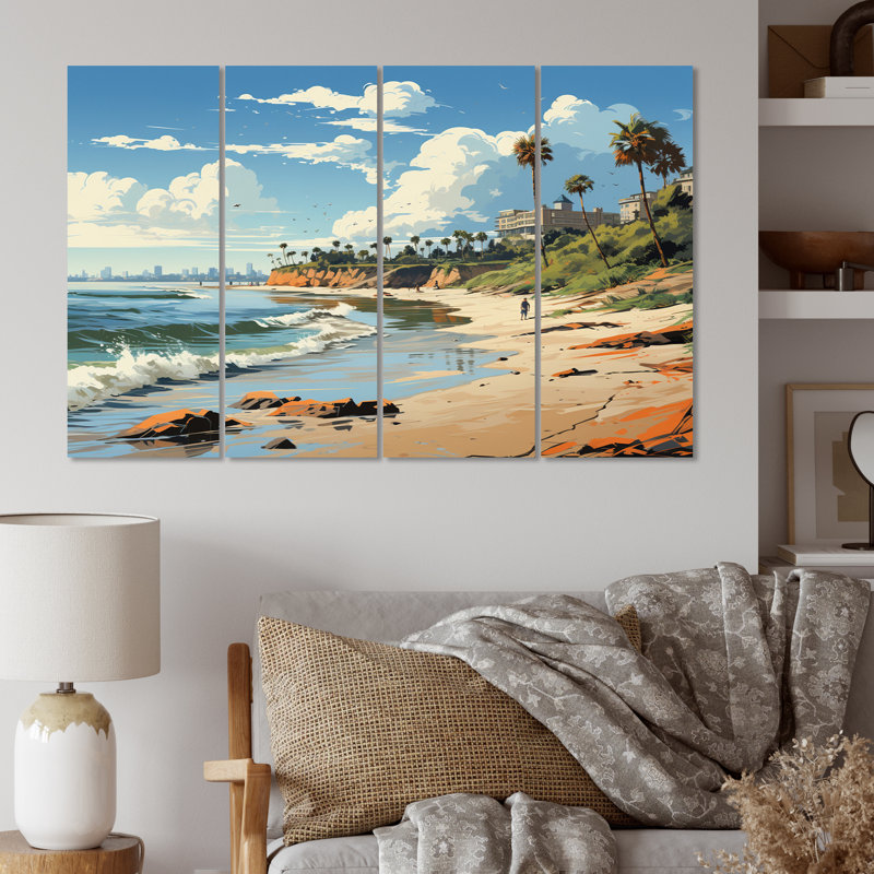 Coastal U.S. States & Territories Wall Decor on Metal