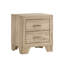 Table de chevet 2 tiroirs PB au fini naturel