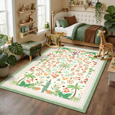 Tapis pour animaux Jungle 5 x 7