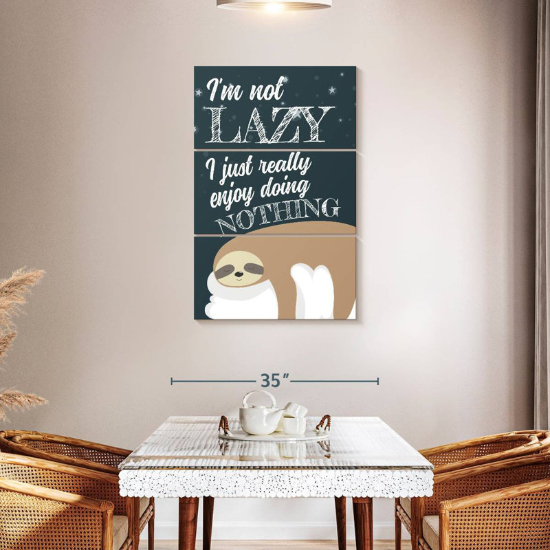 Tergel Funny Sloth, 45" H x 28" W