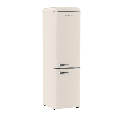 Frigidaire 9,0 pieds cubes Pi. Réfrigérateur rétro à fixation inférieure, crème