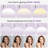 Joba 70.8" LED Half Moon Lash Light Floor Lamp for Eyelash Extension-91245630