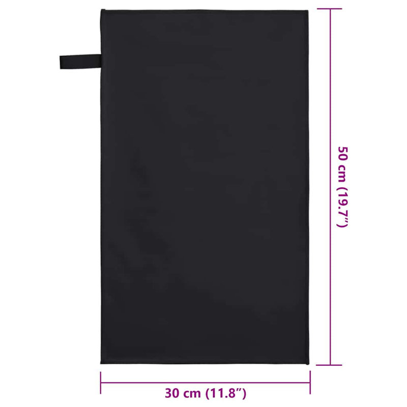 Beach Towel, Black
