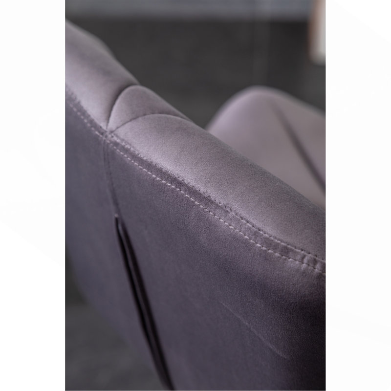 Tabouret de bar Breni, Gris