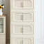 Bacs de rangement empilables et pliables avec couvercles et roulettes-575115366-576278822