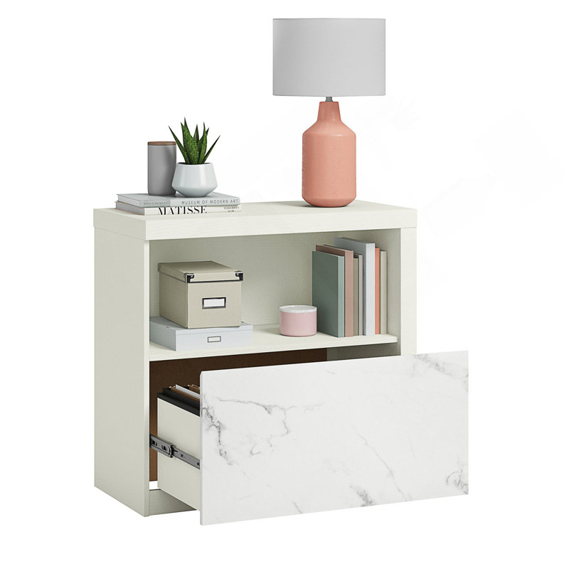 Lateral File With Cubbyhole Storage