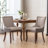 Bronze Nail Head Upholstered Side Dining Chair-1225742216