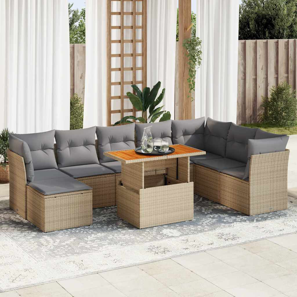 Gartensofa Anslea mit Kissen