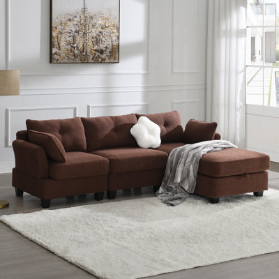 Vogan 92'' Velvet Rolled Arm Sofa -  Red Barrel StudioÂ®, D055AA75FDCC49EF9A9A6422BD454394