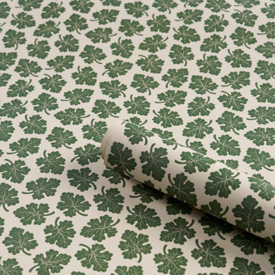 Papier peint vert Schumacher X Rita Konig