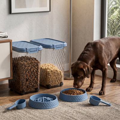 17.53"H Pet Food Storage Container(Set of 2)