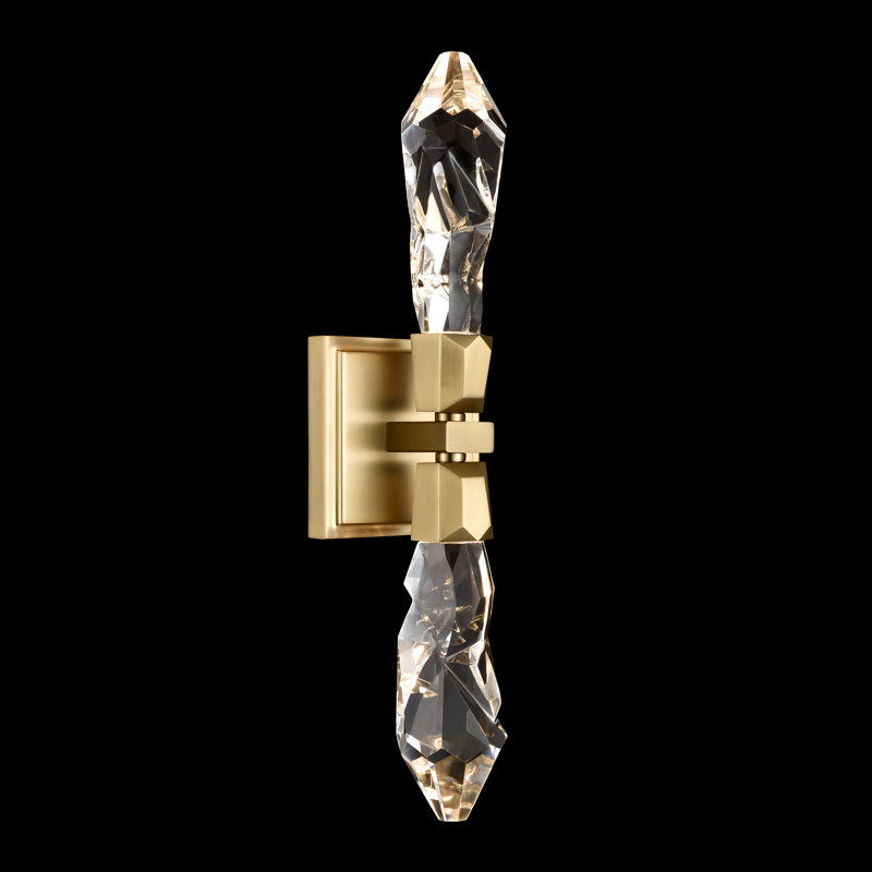 Angelus LED Wallchiere, Aged Brass