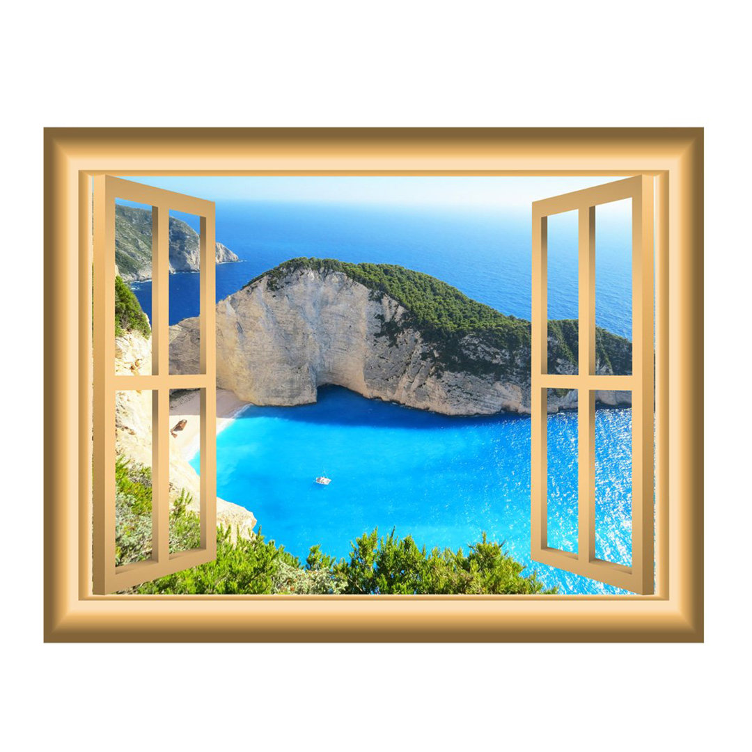 Landscape & Nature Non-Wall Damaging Wall Decal East Urban Home 