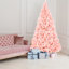 Décoration intérieure de Noël pour patio et jardin, combinant 1,80 m, structure en métal et rose classique