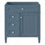 Meuble-lavabo de salle de bain de 30 po sans lavabo supérieur, armoire de rangement moderne avec 2 tiroirs et un tiroir rabattable (BASSIN INCLUS)