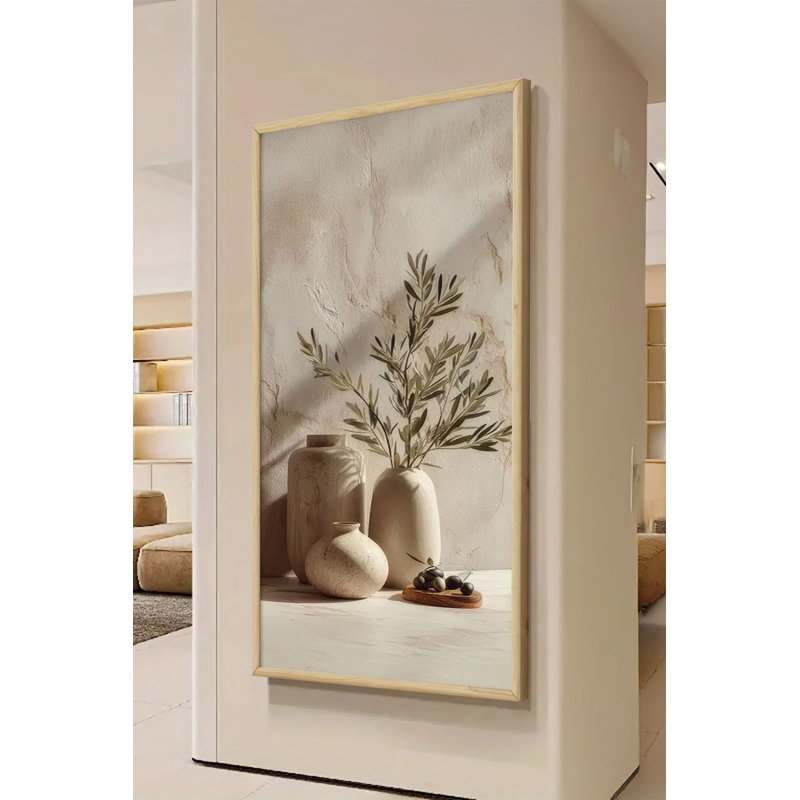 Élégante peinture encadrée décorative, 47,2 po x 19,7 po | Cadre 100% bois massif (épaisseur: 0,8 pouce) et œuvre d'art en panneau de fibres à densité moyenne 100% (épaisseur: 0,1 pouce) | Impression numérique époustouflante pour le salon, le bureau et la maison